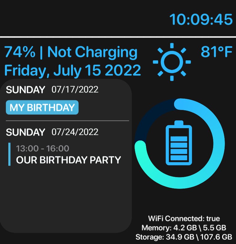 EVERYWIDGET - BLUE
