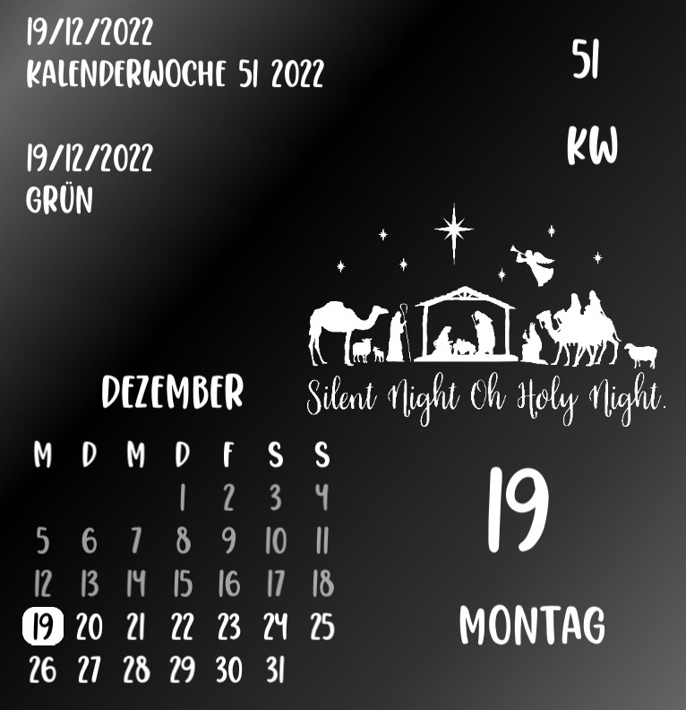 Kalender Silent Night 