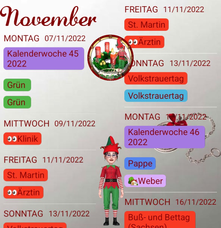 Termine Adventskranz 1