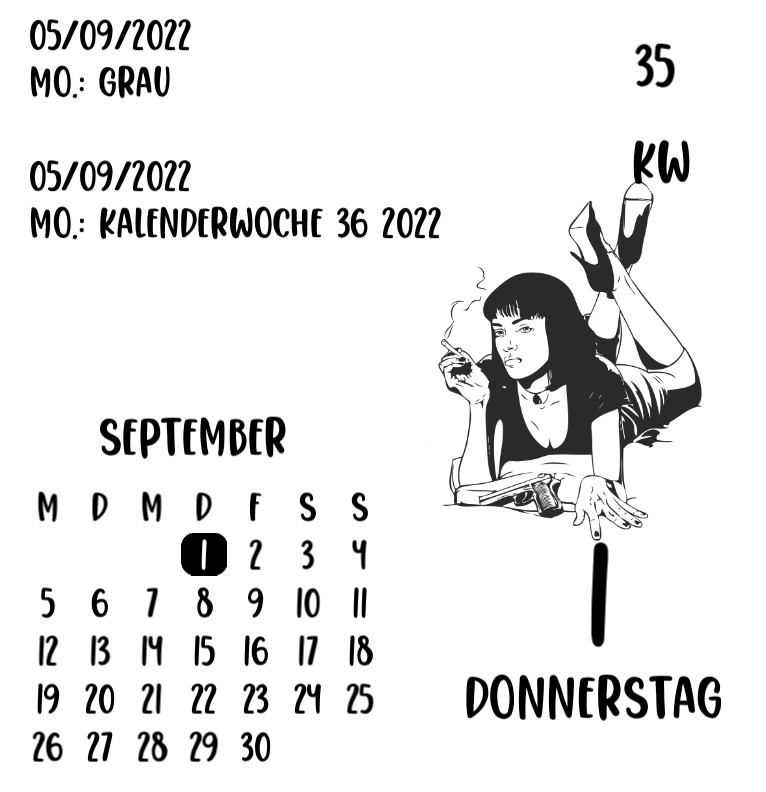 Kalender Pulp Fiction 2