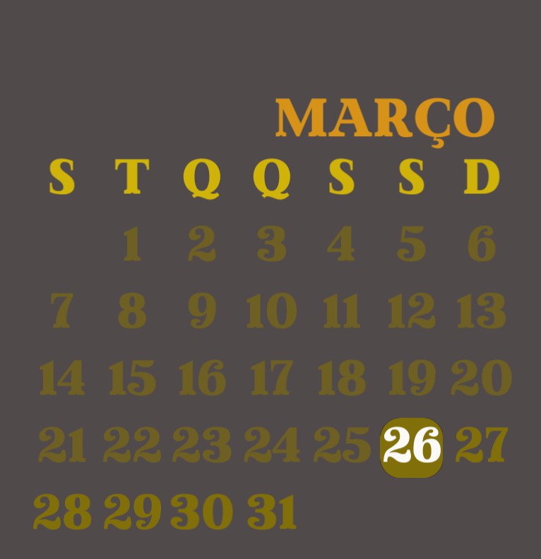 meu calendrio 