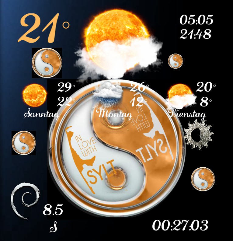 Wetter Sylter Yin Yang 
