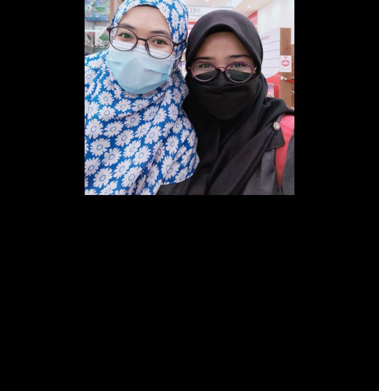 with her