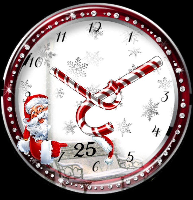 Clock Christmas Counter 