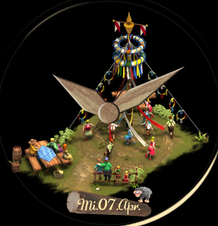 Clock Tanz in den Mai 