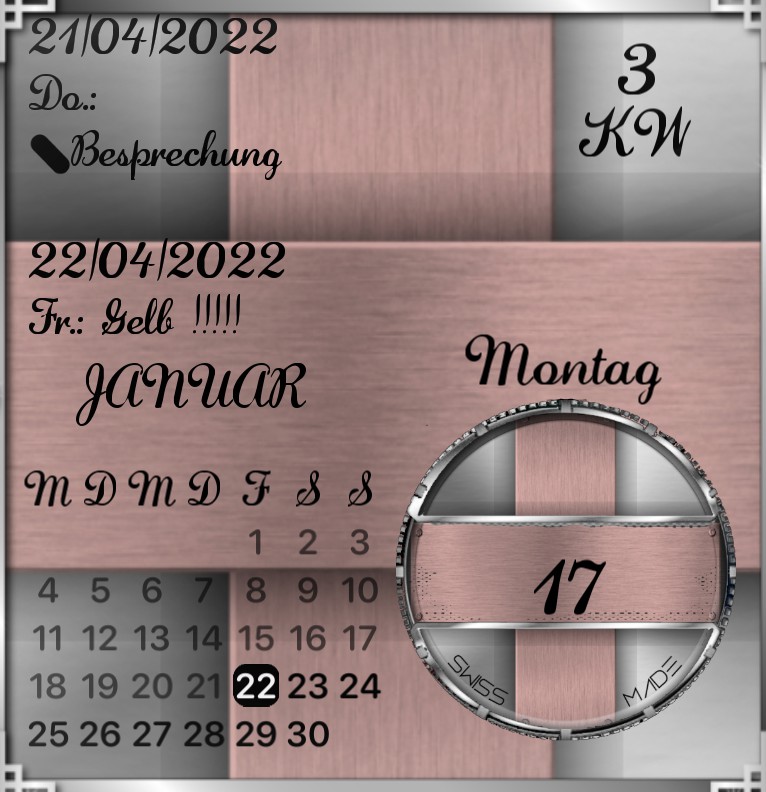 Kalender Swiss Made 