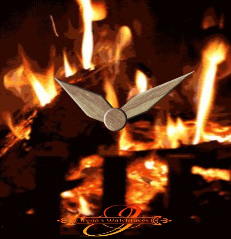 Clock Kamin