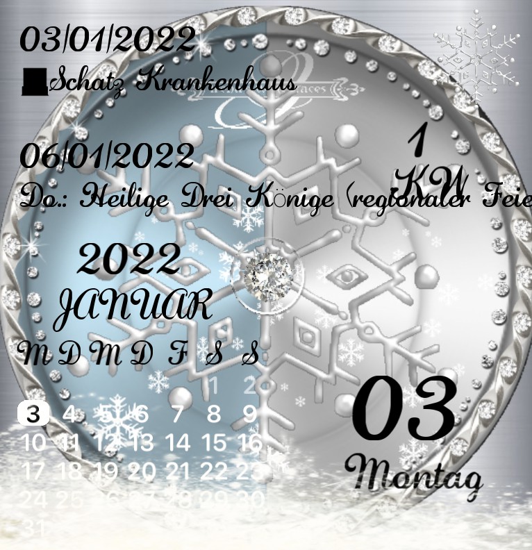 Kalender Winter Slider  Neu