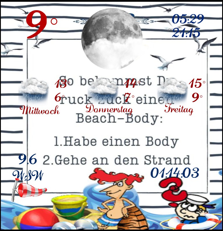 Widget Wetter Kuestenkind 6
