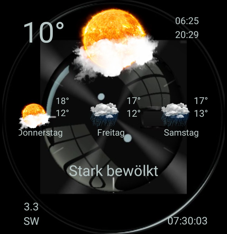 Widget Wetter Design 1489