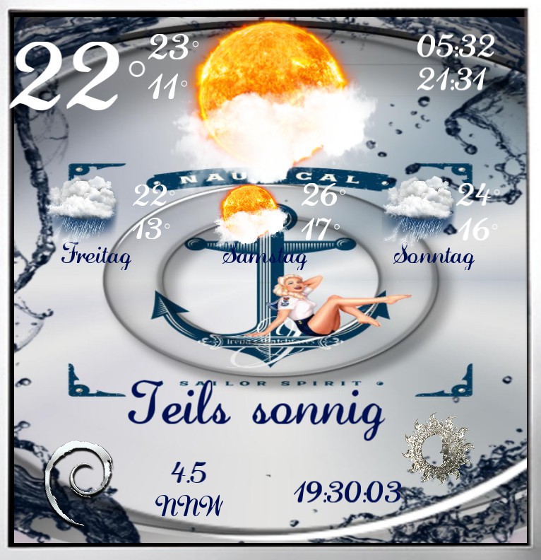 Widget Wetter Sailor Spirits ER