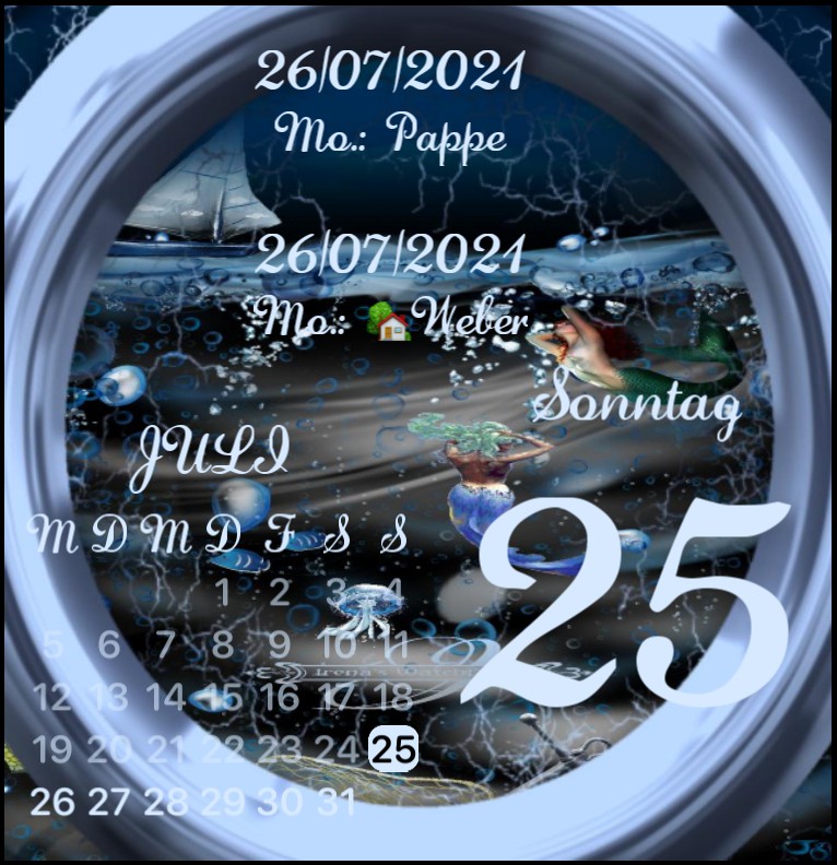 Kalender Mermaid World R