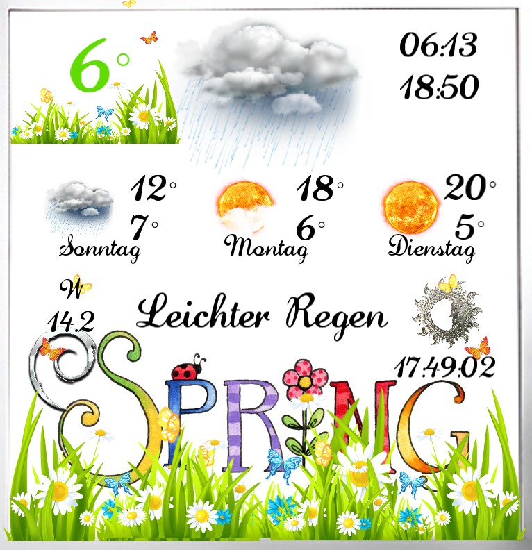 Widget Wetter Spring 1