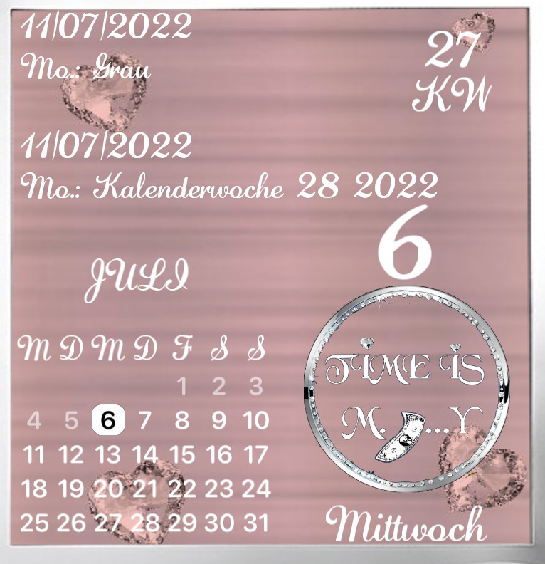 Kalender Time is Money Ucolor 
