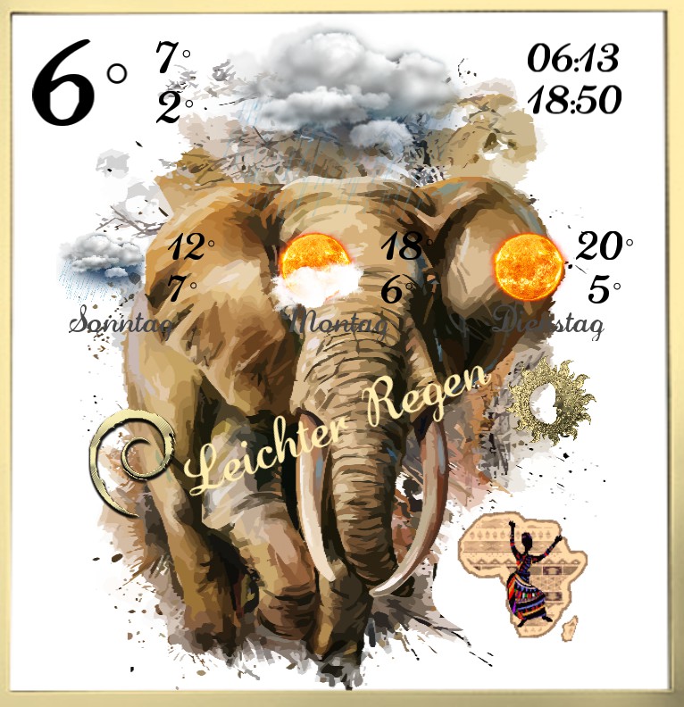 Widget Wetter Afrika