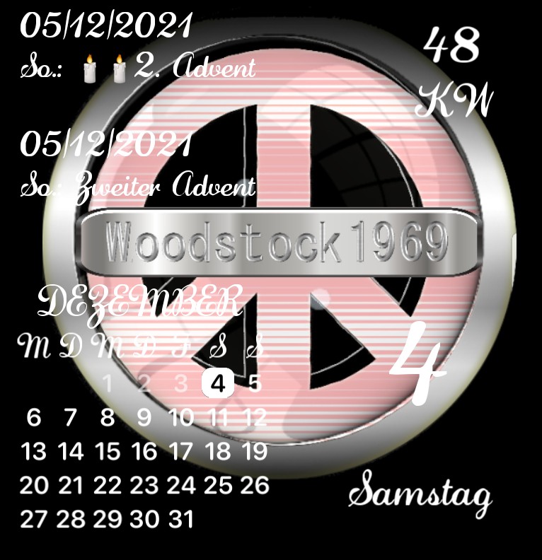 Kalender Woodstock1969 