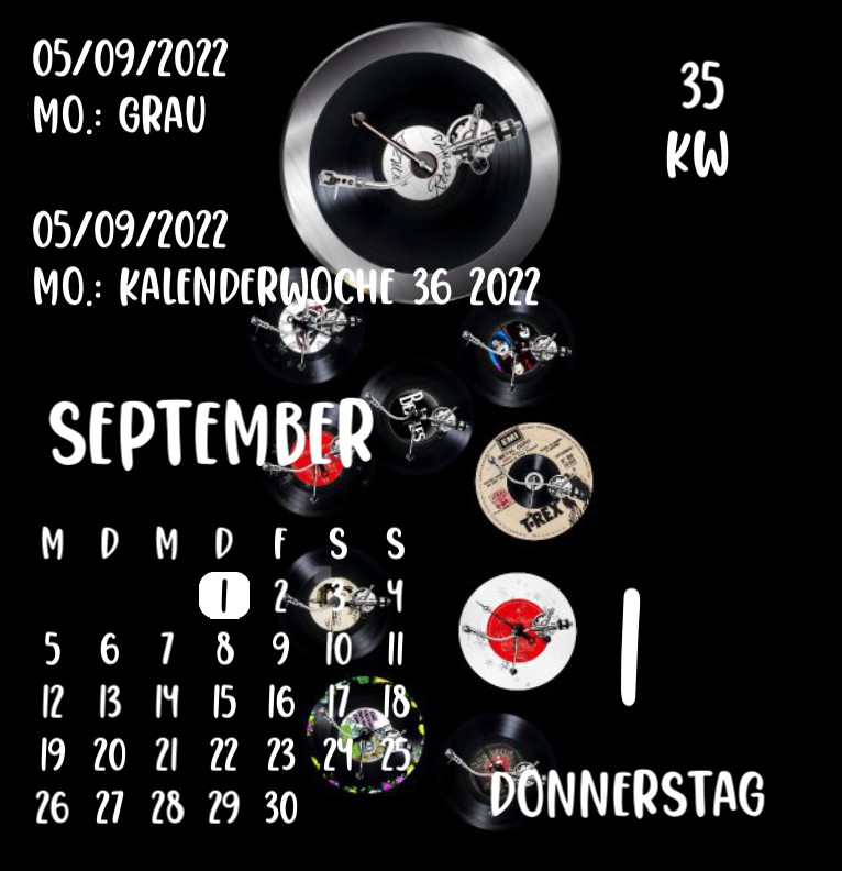 Kalender Plattenspieler 