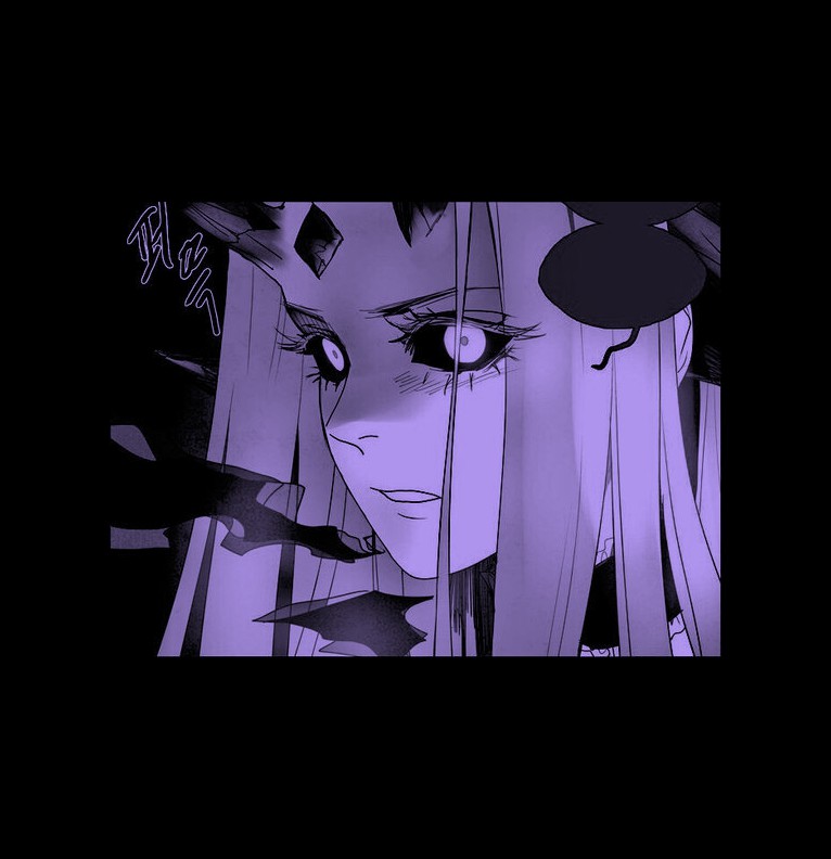 purple demon girl