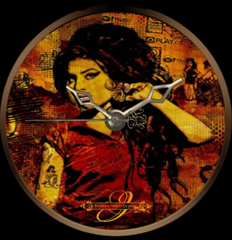 Clock Amy Winehouse 