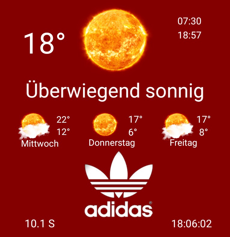 Wetter Adidas RedWhite 