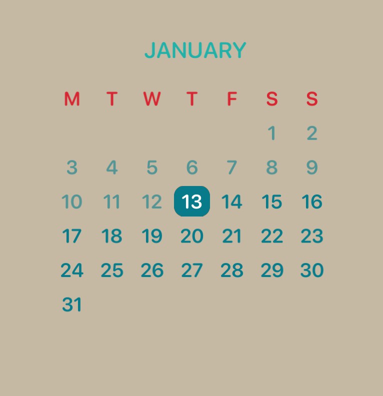 calendar