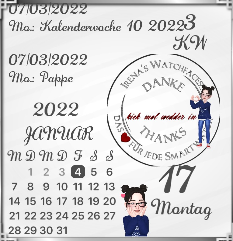 Kalender Werbe Widget 