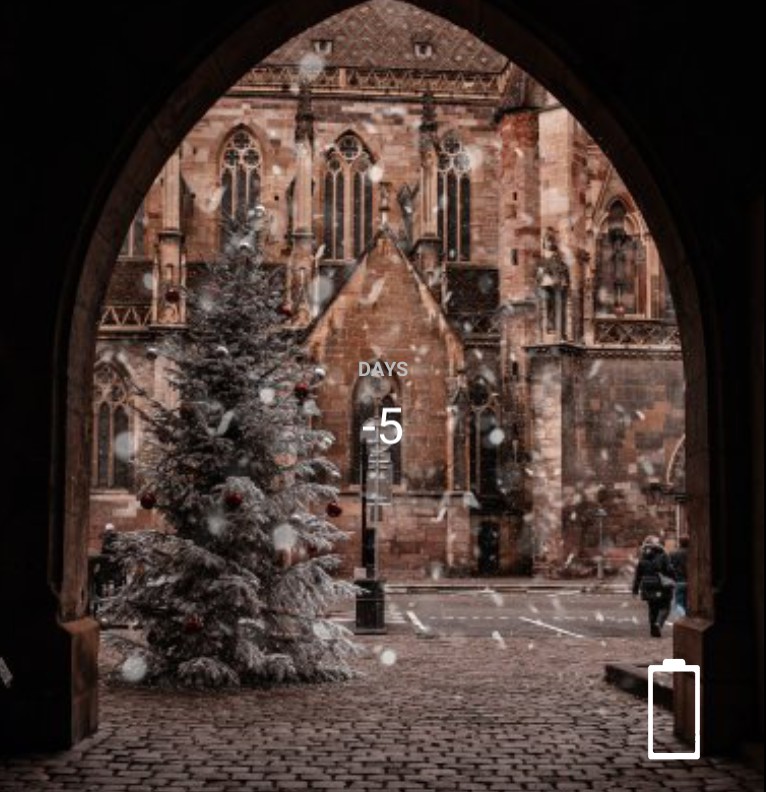Christmas Countdown widget
