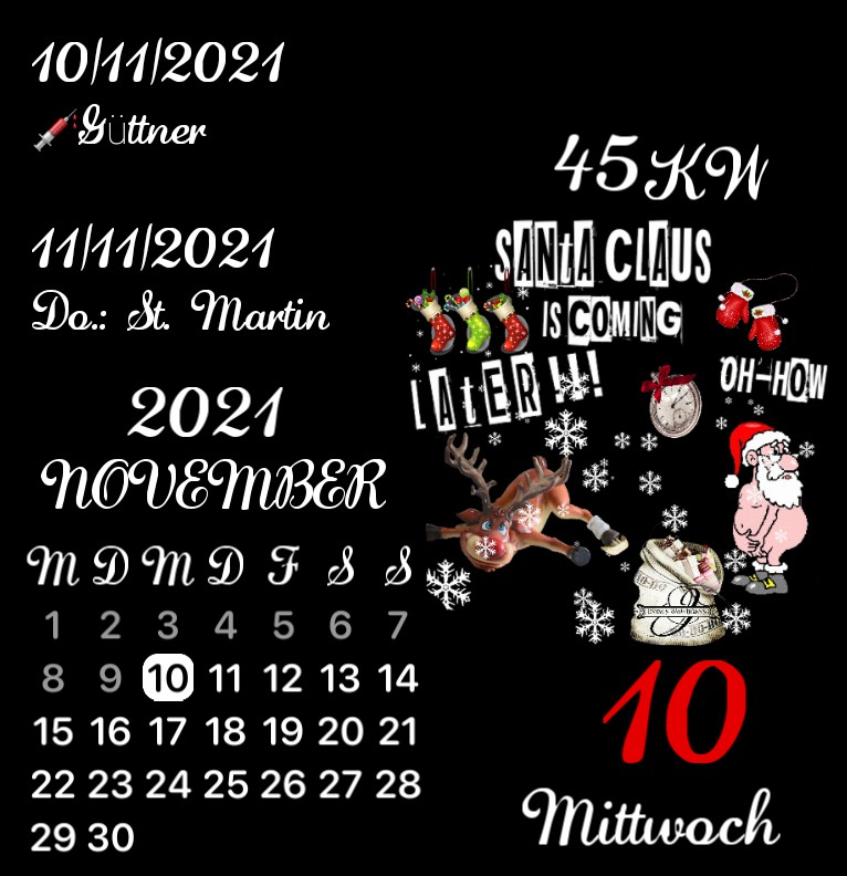 Kalender Santa Claus is to late 