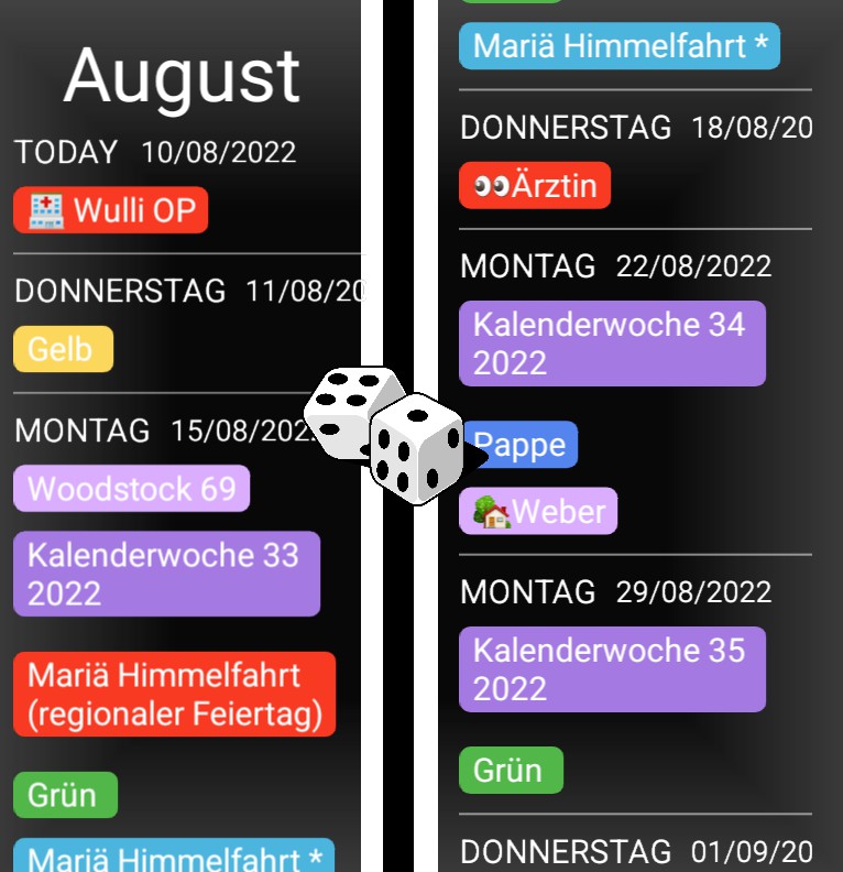 Agenda Wuerfel Cube 