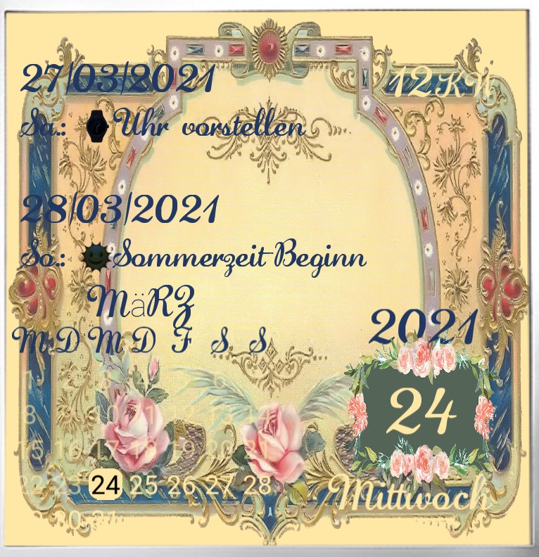 Kalender Vintage Rose 