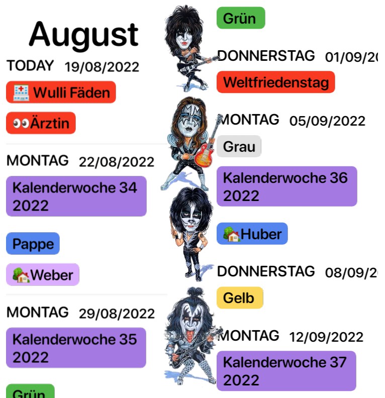 Termine The Band Kiss 
