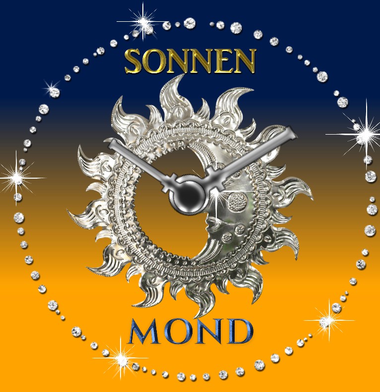 Clock Sonnenmond 