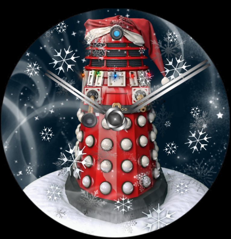 Clock Christmas Lighthouse 