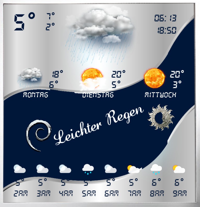 Widget Wetter Design 1456