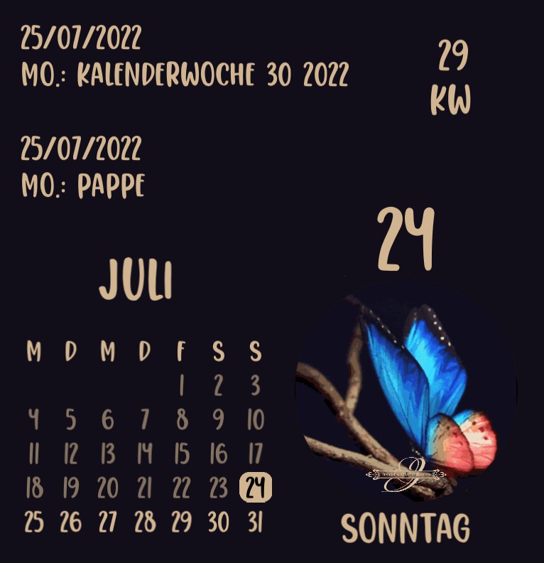Kalender Butterfly Natur 