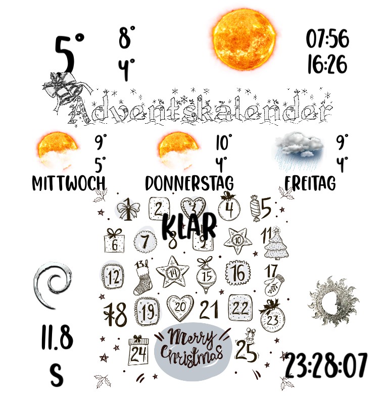 Wetter Adventskalender 