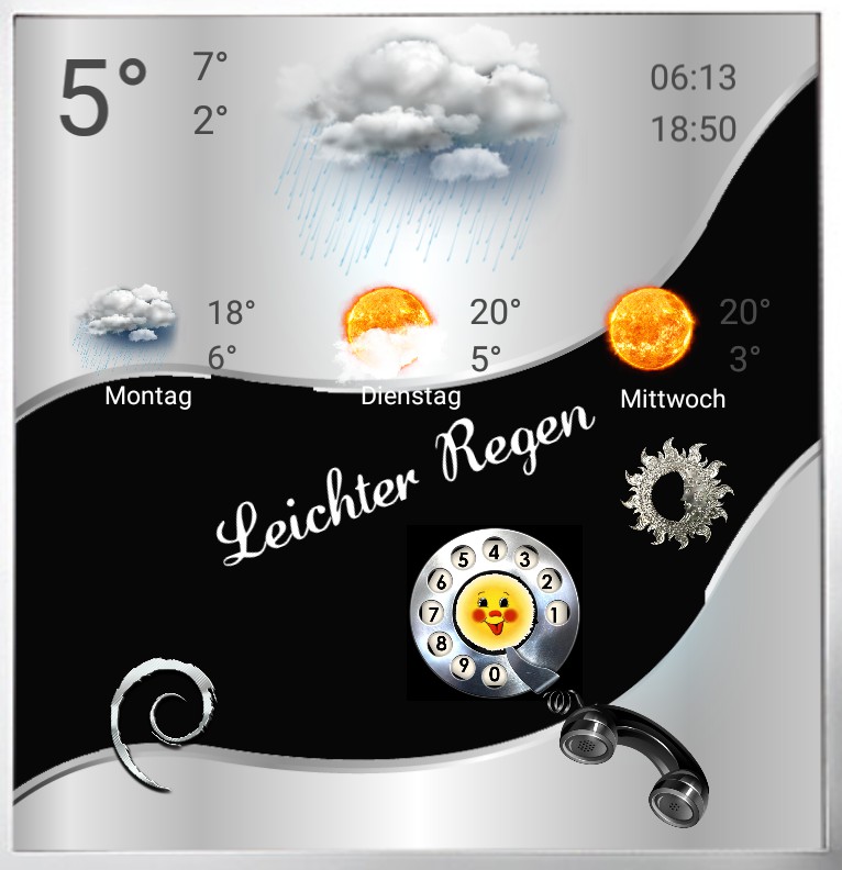 Widget Wetter Telefon