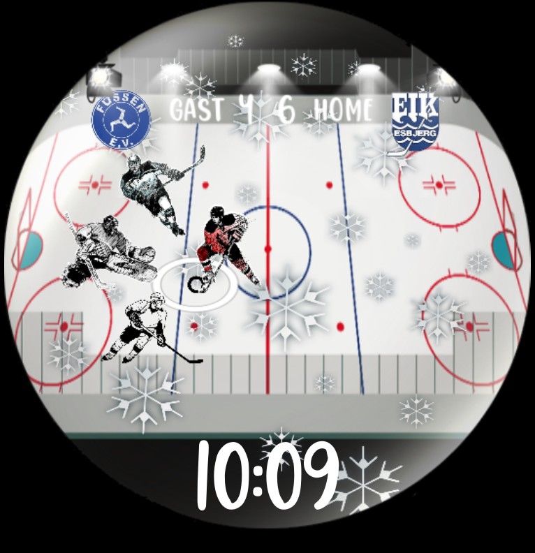 Clock Eishockey 