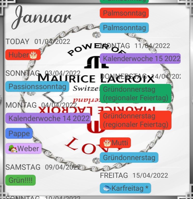 Termine Maurice Lacroix 