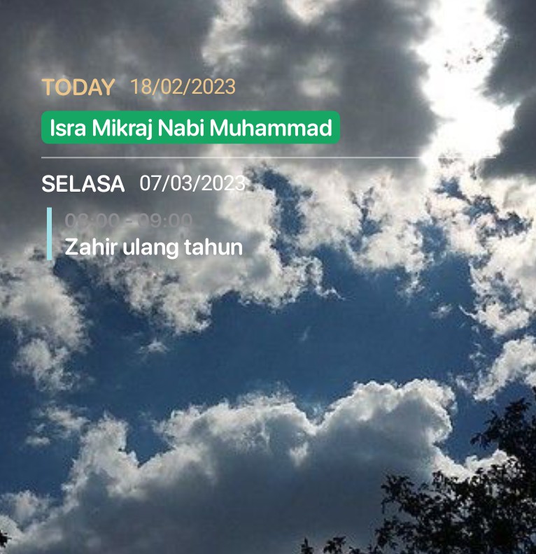 Agenda sky