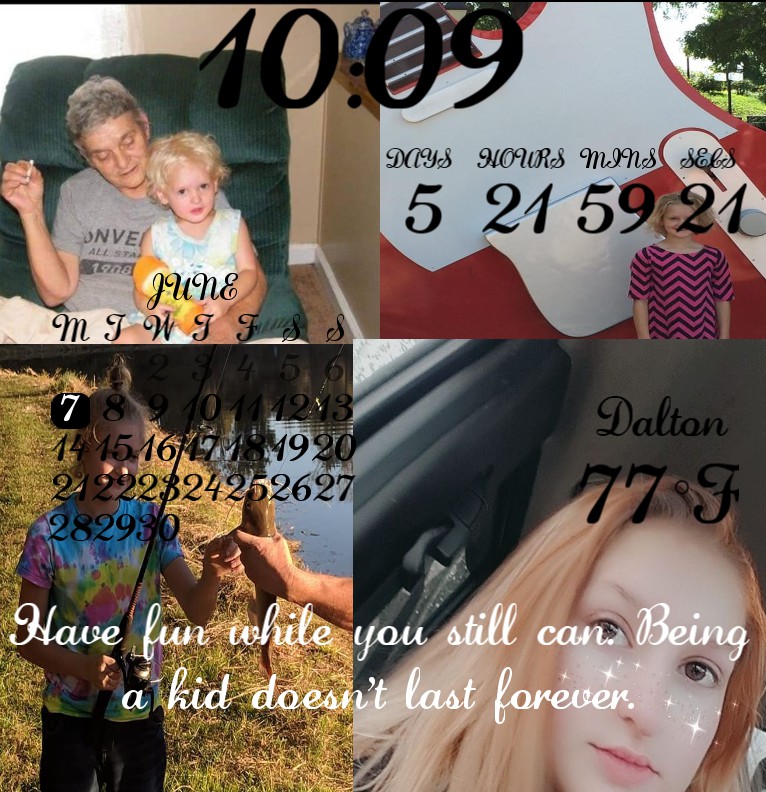 growing up 
