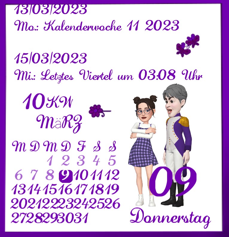 Kalender  Versoehnung 
