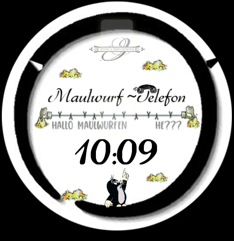 Clock Maulwurf Telefon 