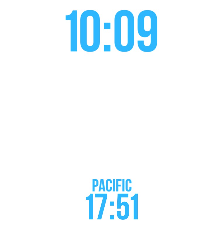 Widgets White/Blue