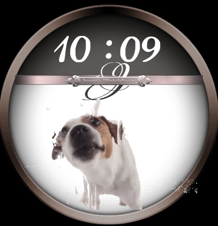 Clock Hund Schlecker Lecker 