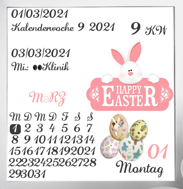 Kalender  Easter