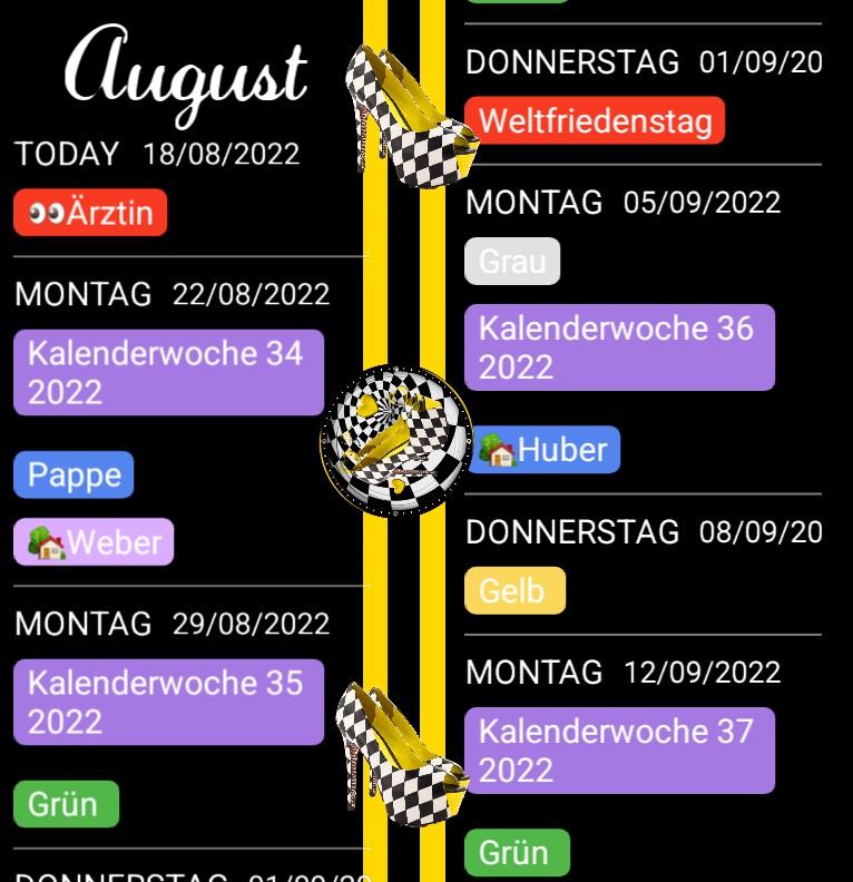 Agenda Formel 1 Shoes