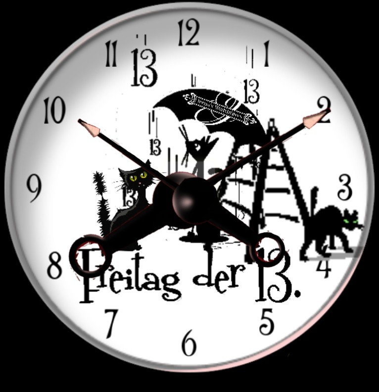 Clock Freitag 13.