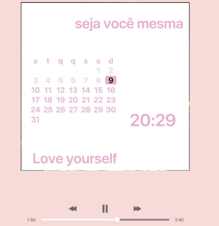 widget fofo pink