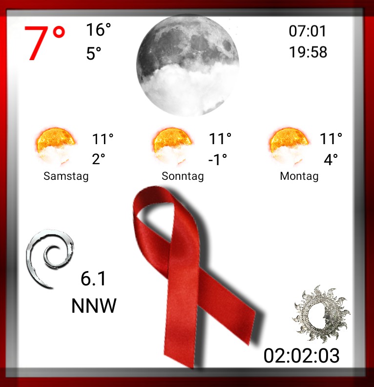 Widget Wetter Solidaritt Schleife